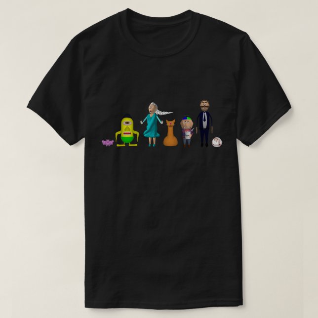 EdukayFUN T-shirt (With Johnny, Papa, Ulsa & more) (Design Front)