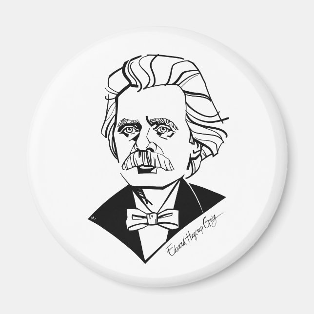 Edvard Grieg Magnet (Front)