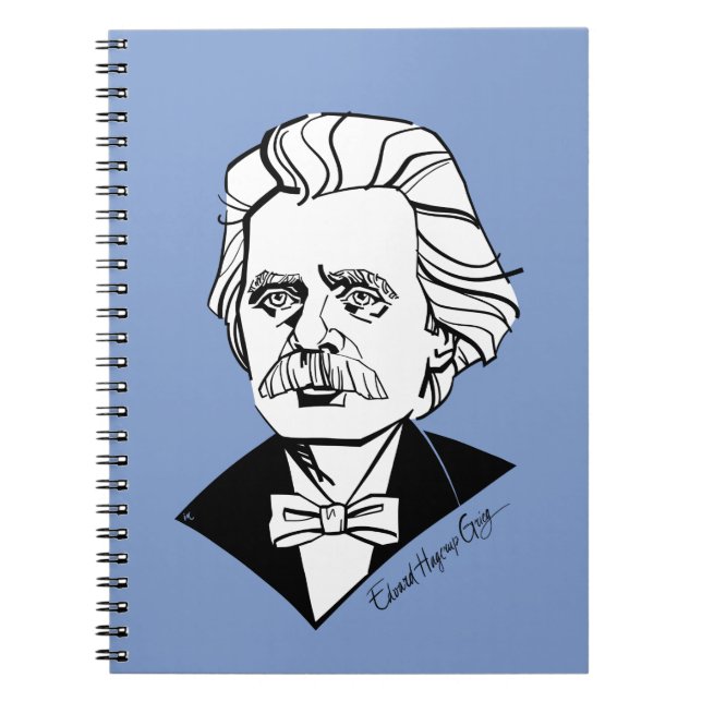 Edvard Grieg Notebook (Front)