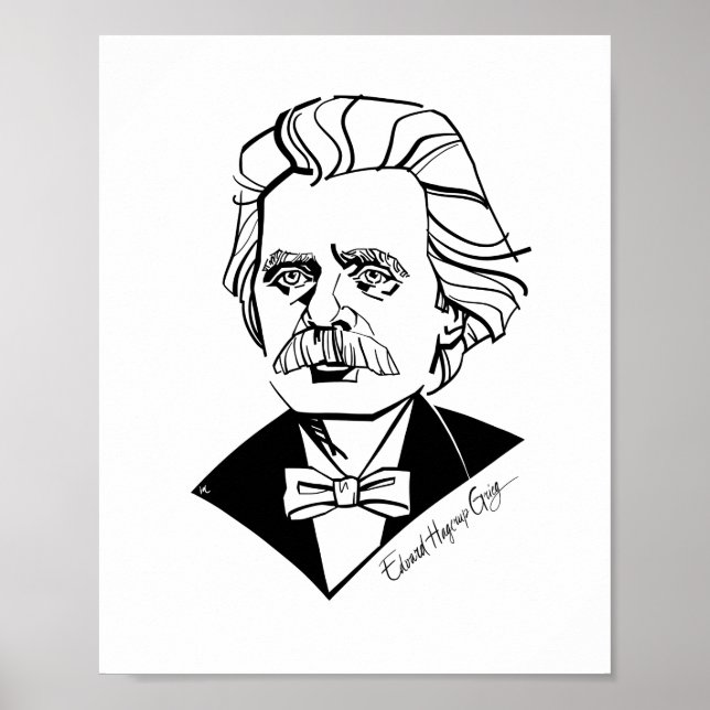 Edvard Grieg Poster (Front)