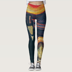 Edvard Munch - Anxiety Leggings