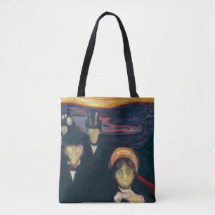 Edvard Munch - Anxiety Tote Bag