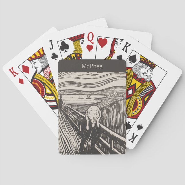 Edvard Munch Art Playing Cards (Back)