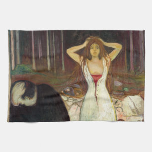 Edvard Munch - Ashes Tea Towel