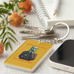 Edvard Munch Christmas Isnt A Season Key Ring