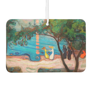 Edvard Munch - Dance on the Beach Car Air Freshener