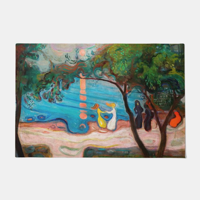 Edvard Munch - Dance on the Beach Doormat (Front)