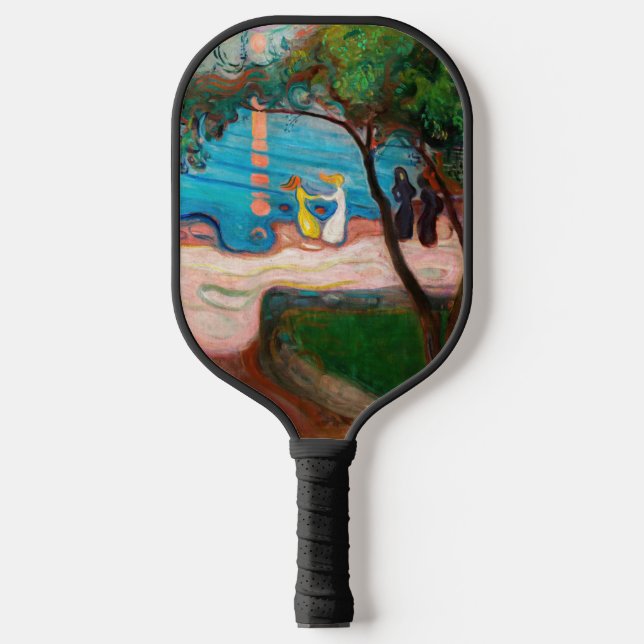 Edvard Munch - Dance on the Beach Pickleball Paddle (Front)