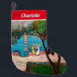 Edvard Munch - Dance on the Beach Small Christmas Stocking<br><div class="desc">Dance on the Beach - Edvard Munch,  1900</div>