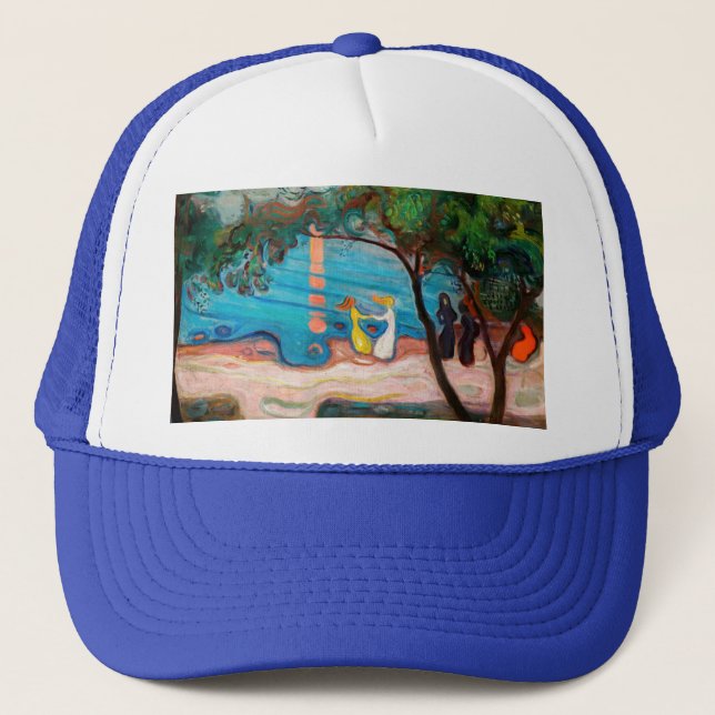 Edvard Munch - Dance on the Beach Trucker Hat (Front)