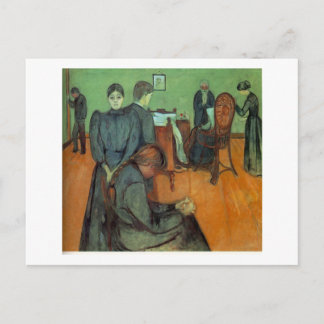 Edvard Munch - Death In The Sickroom 1895 Postcard