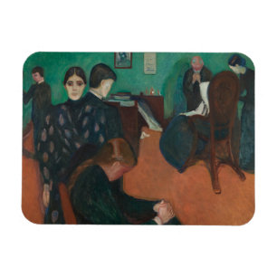 Edvard Munch - Death in the Sickroom Magnet
