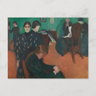 Edvard Munch - Death in the Sickroom Postcard