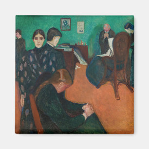 Edvard Munch - Death in the Sickroom v1 Magnet