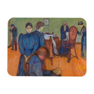 Edvard Munch - Death in the Sickroom v2 Magnet
