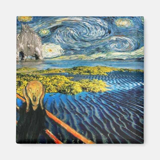 Edvard Munch - Edvard Meets Vincent Magnet (Front)