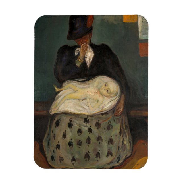 Edvard Munch - Inheritance Magnet (Vertical)