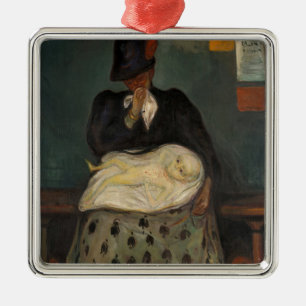 Edvard Munch - Inheritance Metal Tree Decoration
