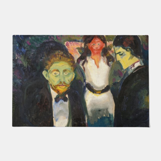 Edvard Munch - Jealousy Doormat (Front)