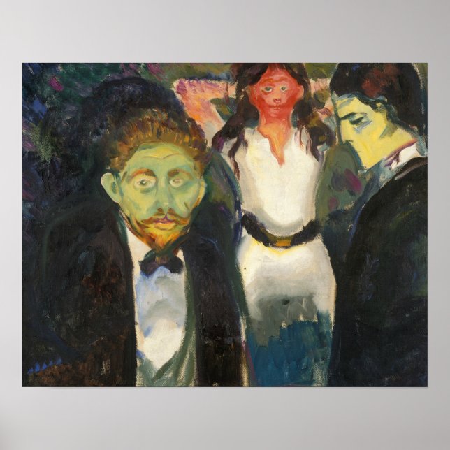Edvard Munch - Jealousy Poster (Front)