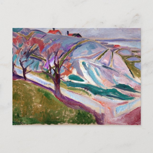 Edvard Munch Landscape, Kragerø Postcard (Front)