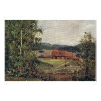 Edvard Munch - Landscape. Maridalen by Oslo.