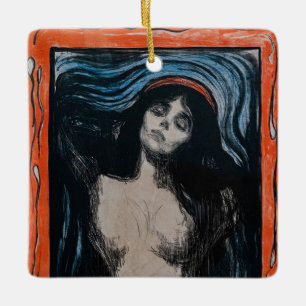 Edvard Munch - Madonna Lithography Ceramic Ornament