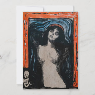 Edvard Munch - Madonna Lithography Invitation