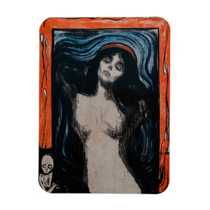 Edvard Munch - Madonna Lithography Magnet