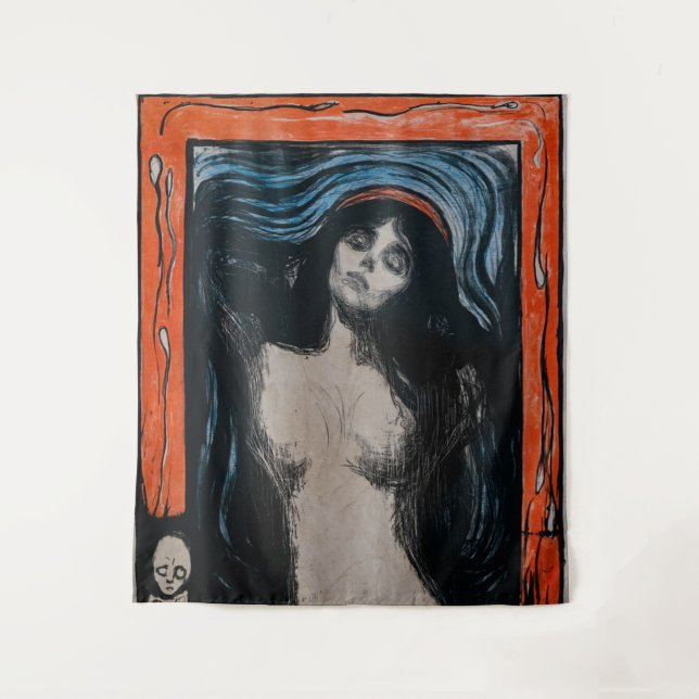 Edvard Munch - Madonna Lithography Tapestry (Front)