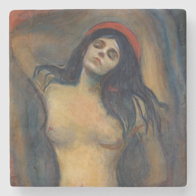 Edvard Munch - Madonna Stone Coaster (Front)