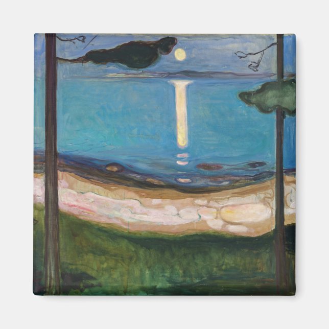 Edvard Munch - Moonlight Magnet (Front)