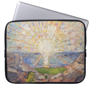 Edvard Munch Mural Painting The Sun (Solen) (1911) Laptop Sleeve