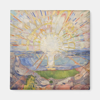 Edvard Munch Mural Painting The Sun (Solen) (1911) Magnet