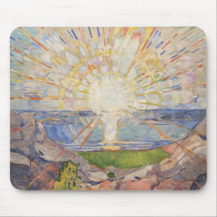 Edvard Munch Mural Painting The Sun (Solen) (1911) Mouse Pad