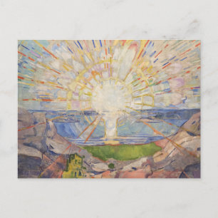 Edvard Munch Mural Painting The Sun (Solen) (1911) Postcard