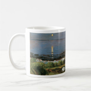 Edvard Munch Painting, Summer Night by the Beach Coffee Mug
