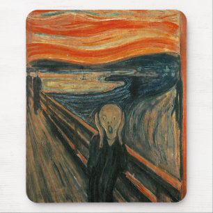 Edvard Munch Painting The Scream (Skrik) 1893 Mouse Pad