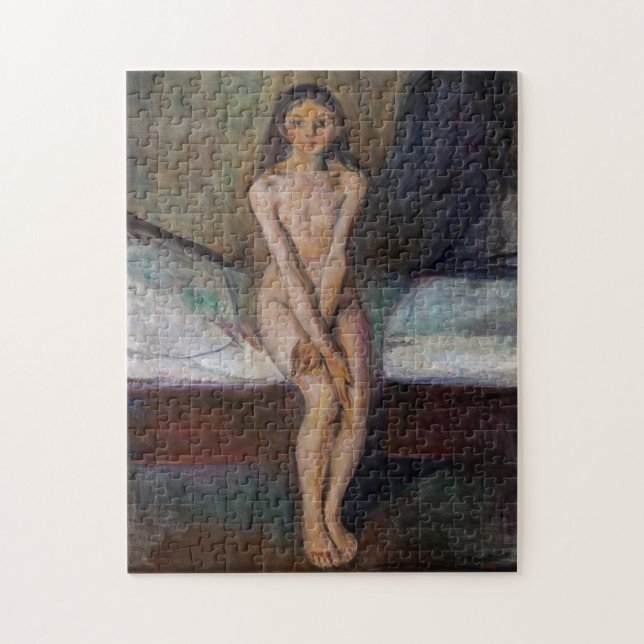 Edvard Munch - Puberty Jigsaw Puzzle (Vertical)