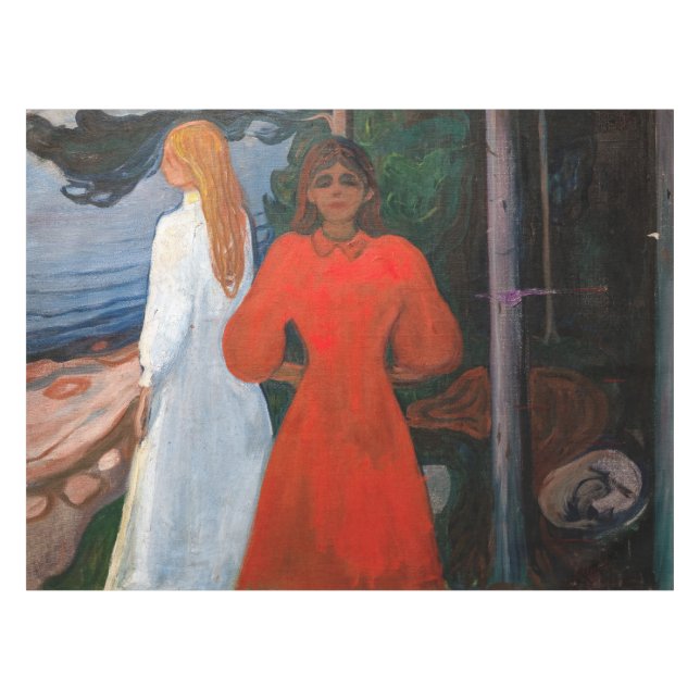 Edvard Munch - Red and White Tablecloth (Front (Horizontal))