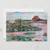 Edvard Munch - Seashore. Landscape near Lubeck