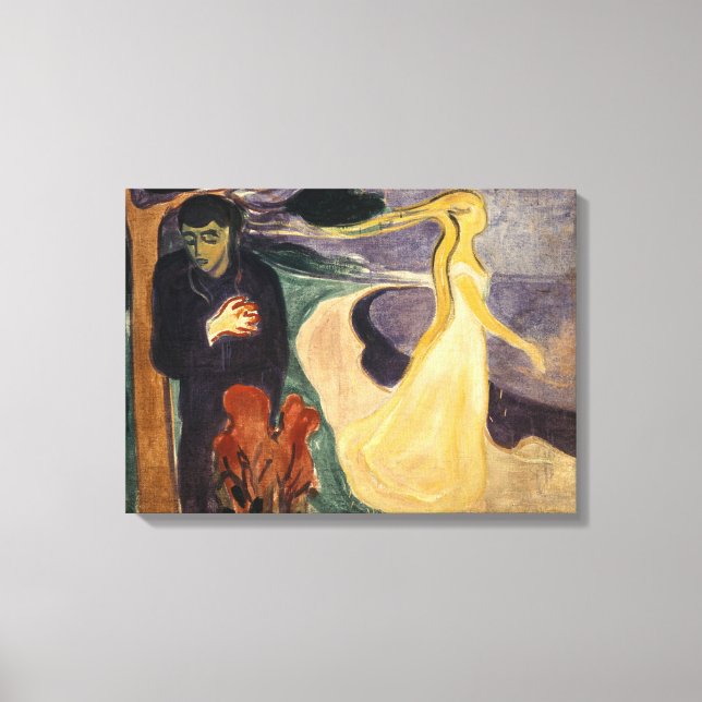 Edvard Munch - Separation Canvas Print (Front)
