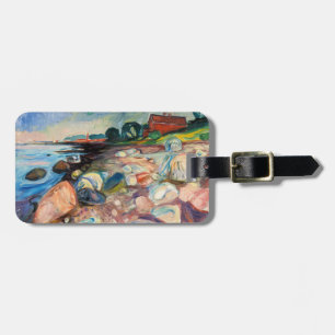 Edvard Munch - Shore with Red House Luggage Tag