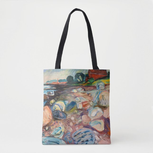 Edvard Munch - Shore with Red House Tote Bag (Front)