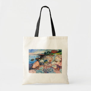 Edvard Munch - Shore with Red House Tote Bag