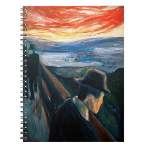 Edvard Munch - Sick Mood at Sunset, Despair 1892 Notebook