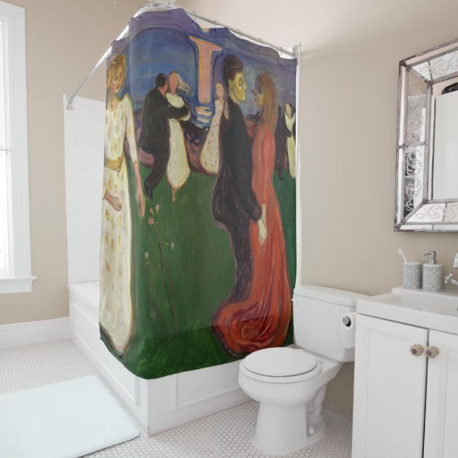 Edvard Munch - The Dance of Life Shower Curtain (In Situ)