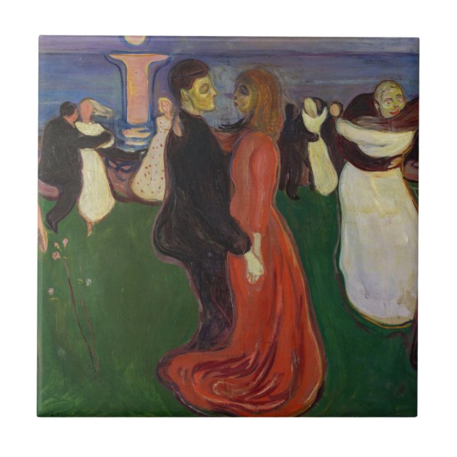 Edvard Munch - The Dance of Life Tile (Front)