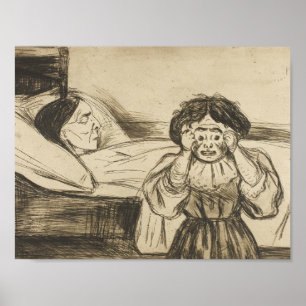 Edvard Munch - The Dead Mother and Her Child Poster