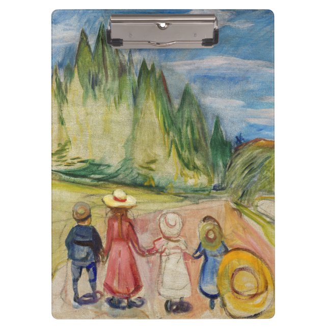Edvard Munch - The Fairytale Forest Clipboard (Front)